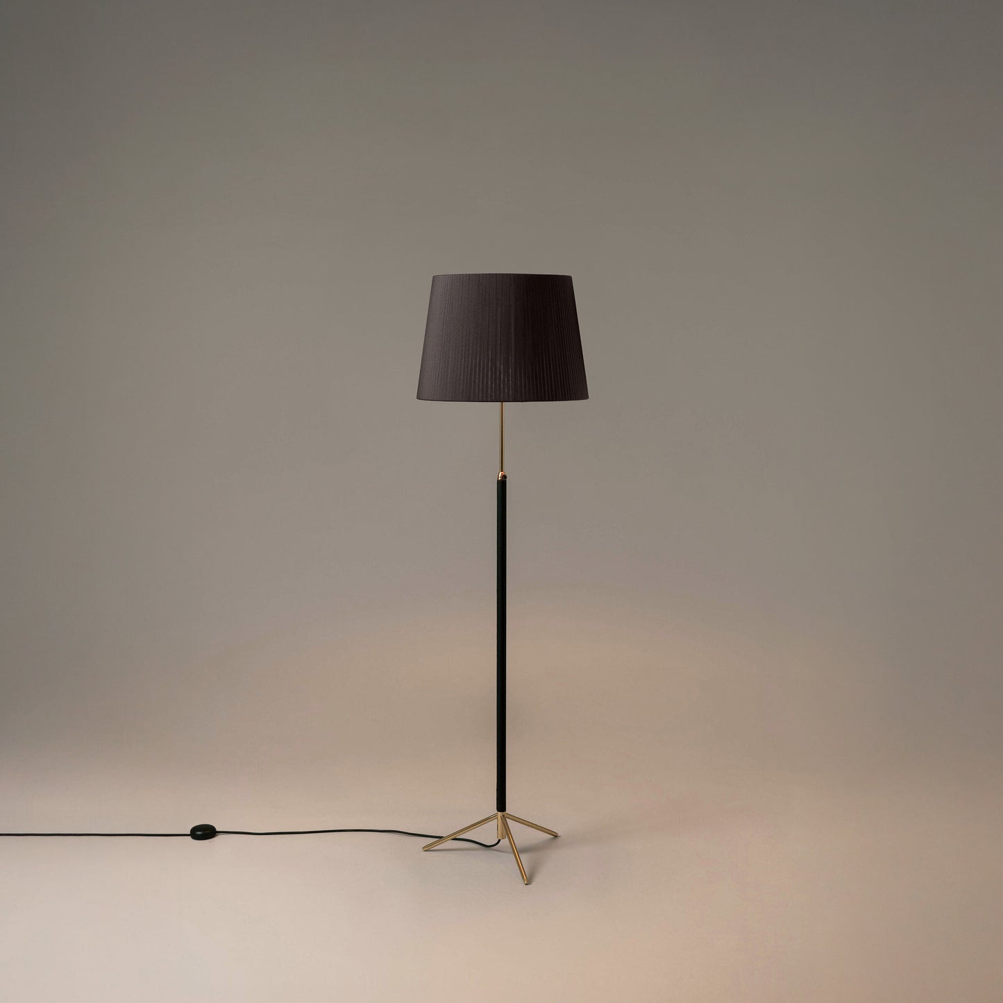 Santa & Cole Pie de Salon G1 adjustable floor lamp in bright modern interior