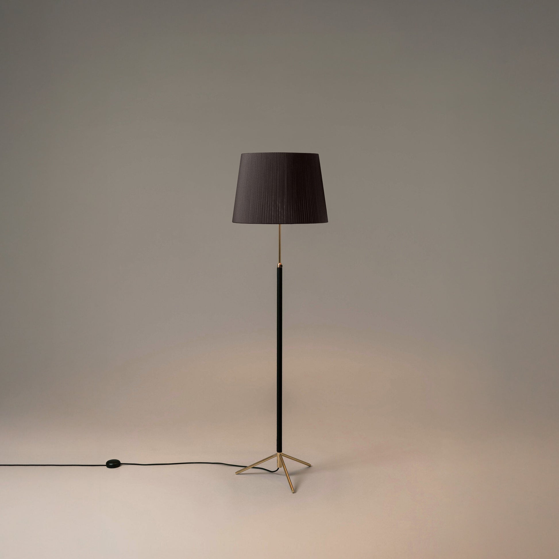Santa & Cole Pie de Salon G1 adjustable floor lamp in bright modern interior
