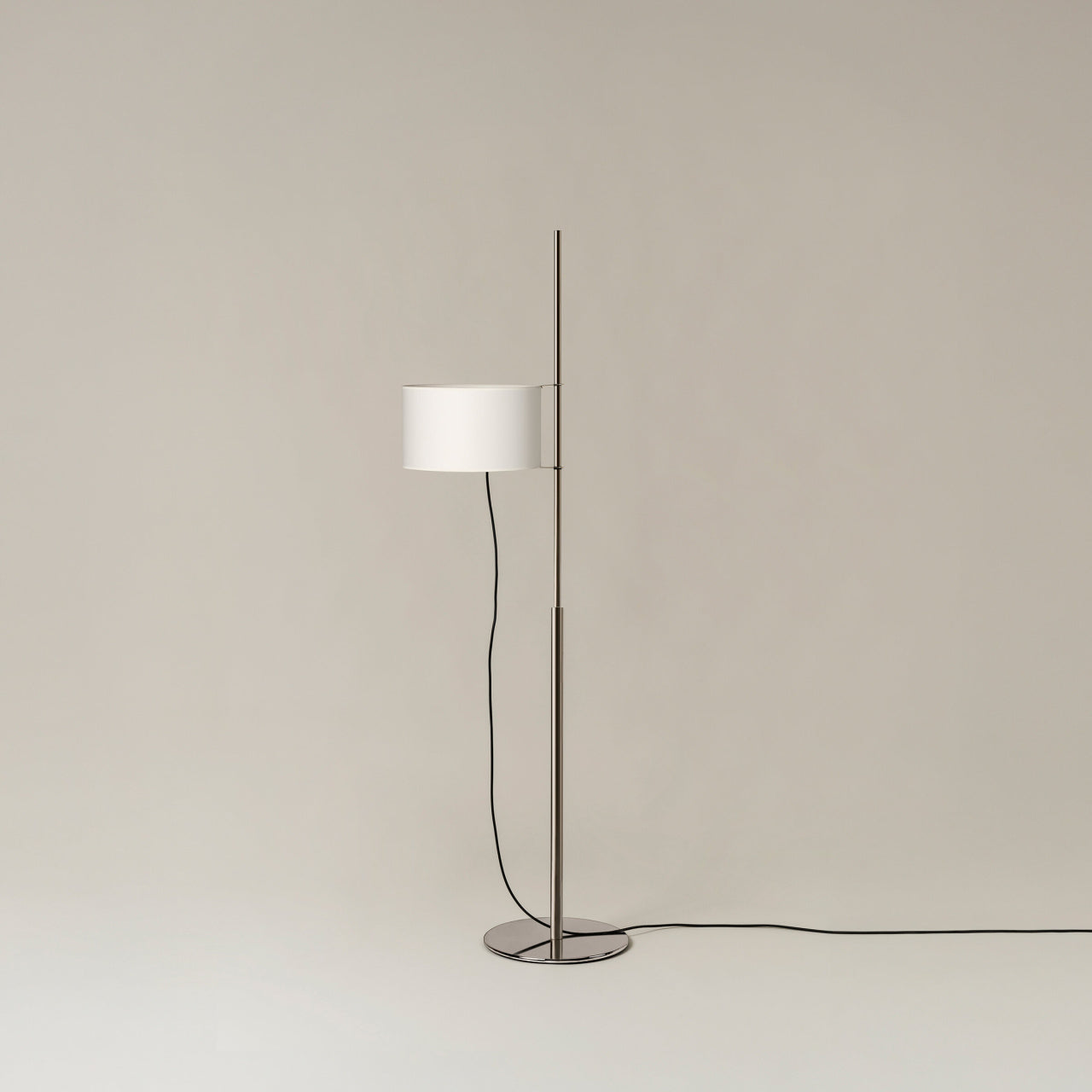 Santa & Cole TMD linen floor lamp in luxury hospitality setting