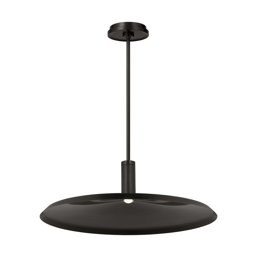 Visual Comfort Saucer Direct 24 Led Pendant Bronze &amp; Darkened Brass
