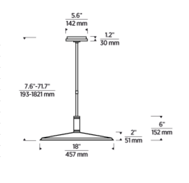Visual Comfort Saucer Large Contemporary Led Pendant 