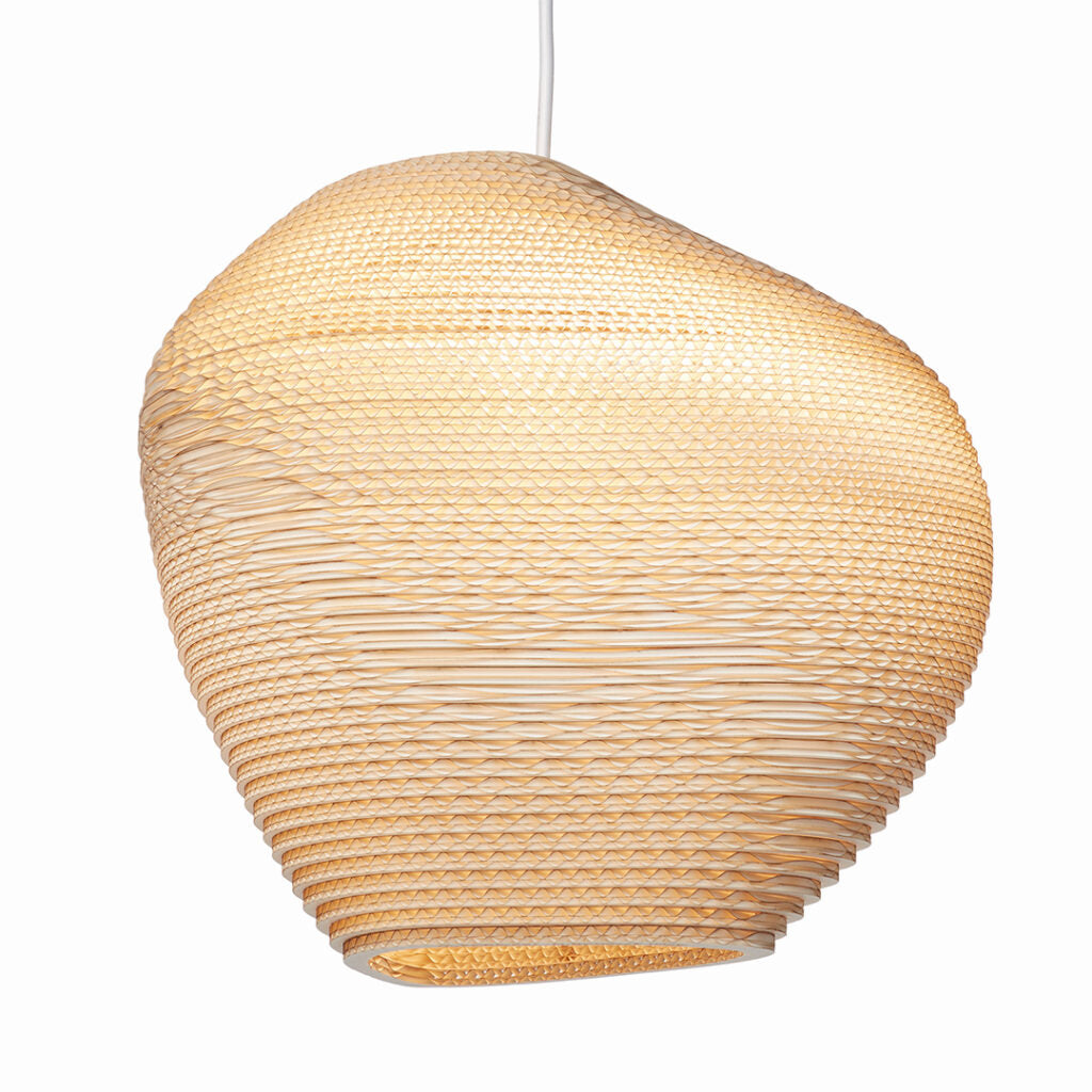 Allyn Sustainable Cardboard Pendant Light By Graypants