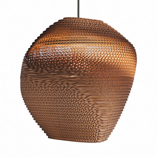 Allyn Sustainable Cardboard Pendant Light By Graypants