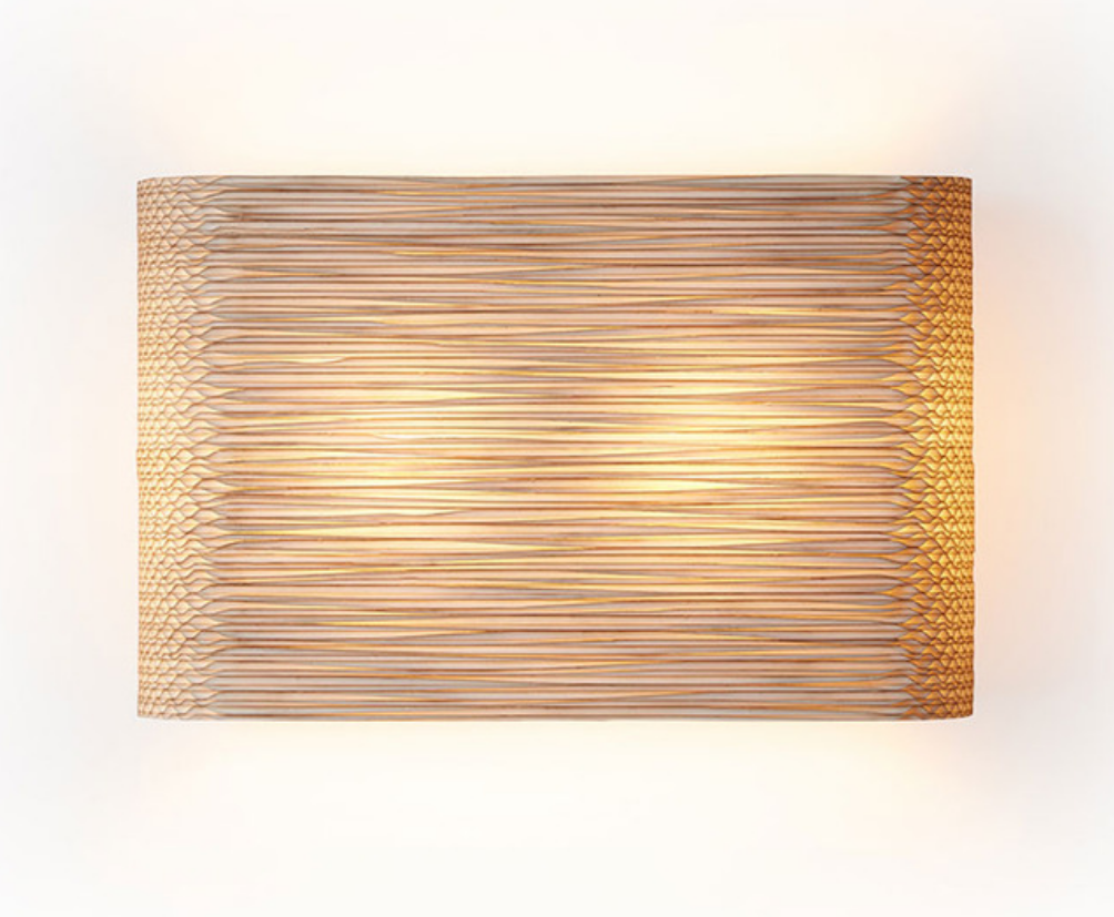 Scraplights Skew Ada Cardboard Wall Sconce By Graypants