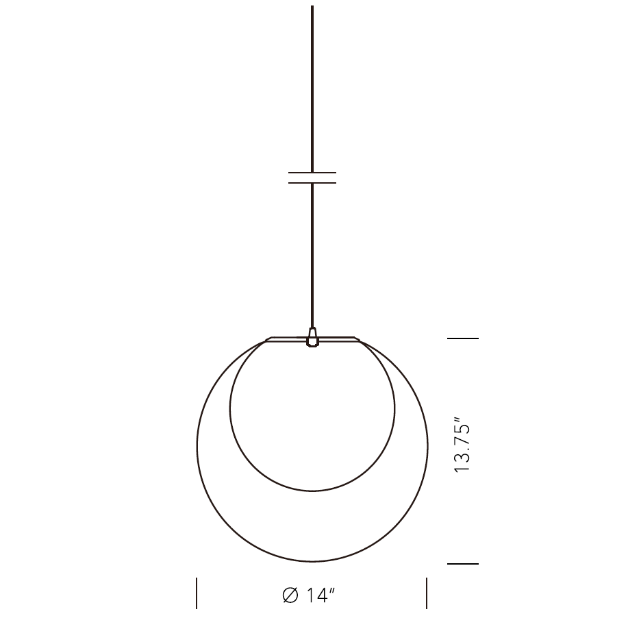 Yamagiwa Mayuhana 2 Mini Pendant Light by Toyo Ito, photo 2 (image 2 of 2)