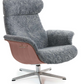 Comfortable Scandinavian lounge chair with memory foam and sheepskin upholsteryby Conform of Sweden