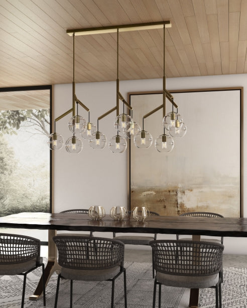 Sedona Glass Orb Chandelier by Visual & Comfort & Co