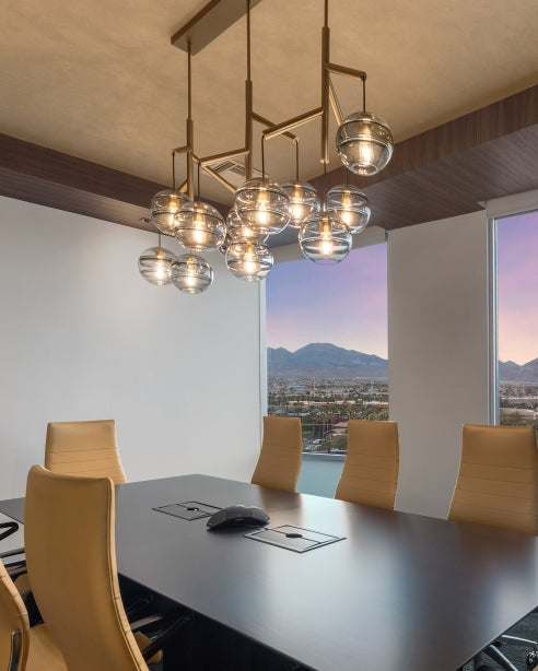 Sedona Glass Orb Chandelier by Visual & Comfort & Co