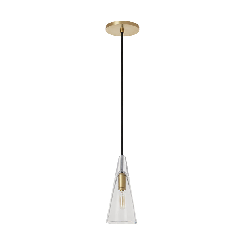 Selina Small & Cone Glass Pendant Light by Visual & Comfort & Co