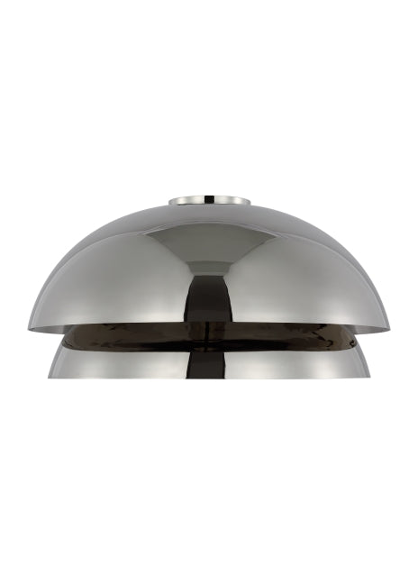 Shanti 20-inch Dome Flush Mount Light Fixture by Visual & Comfort & Co