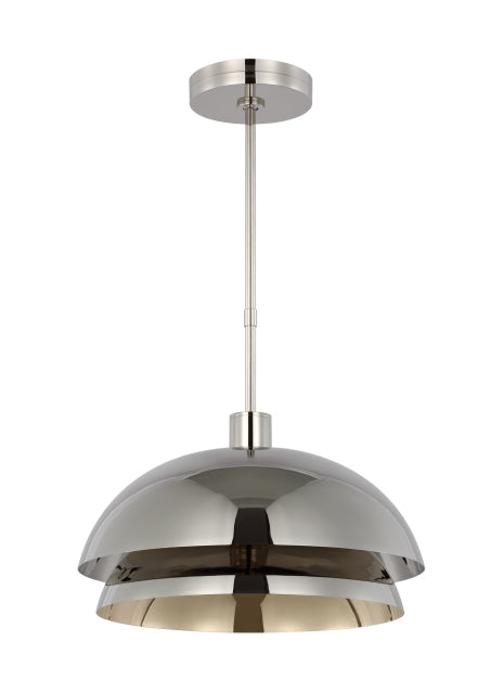 Shanti Large Brass Bronze Nickle Ceiling Light by Visual & Comfort & Co