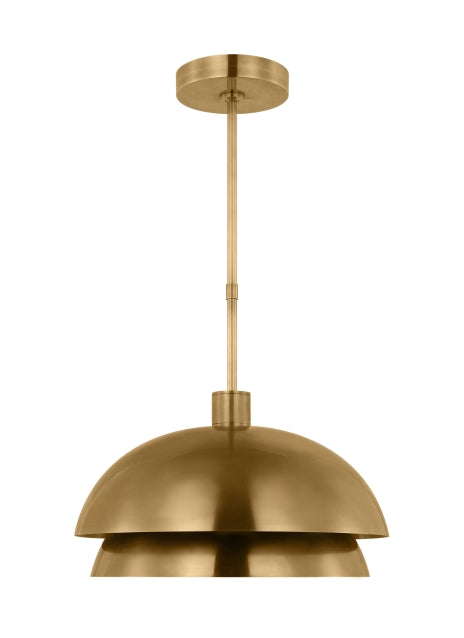 Shanti Large Brass Bronze Nickle Ceiling Light by Visual & Comfort & Co