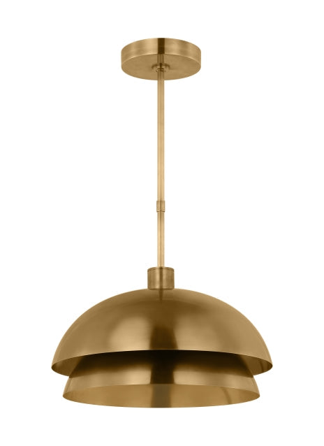 Shanti Large Brass Bronze Nickle Ceiling Light by Visual & Comfort & Co
