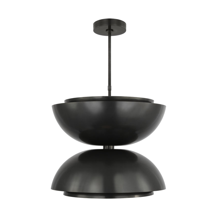 Shanti Double Dome LED Pendant Light 26-inch by Visual & Comfort & Co