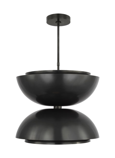 Shanti Double Dome LED Pendant Light 26-inch by Visual & Comfort & Co
