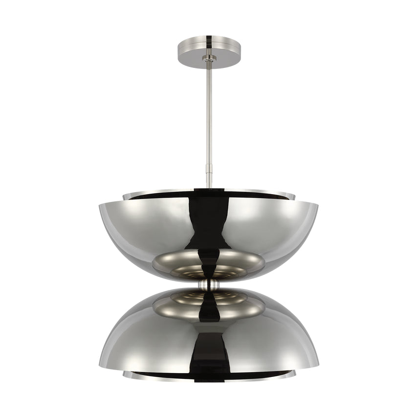 Shanti Double Dome LED Pendant Light 26-inch by Visual & Comfort & Co