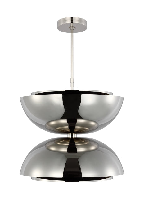 Shanti Double Dome LED Pendant Light 26-inch by Visual & Comfort & Co