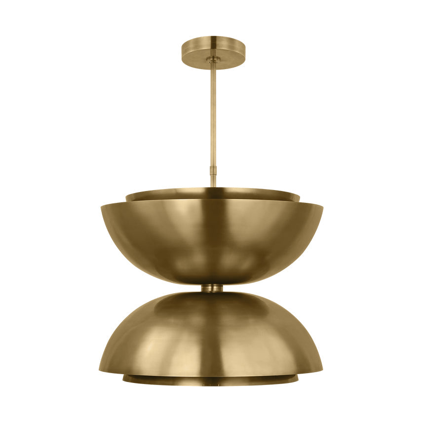 Shanti Double Dome LED Pendant Light 26-inch by Visual & Comfort & Co