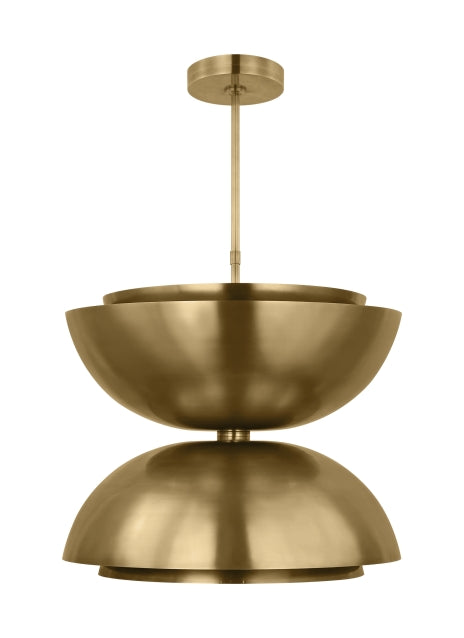 Shanti Double Dome LED Pendant Light 26-inch by Visual & Comfort & Co