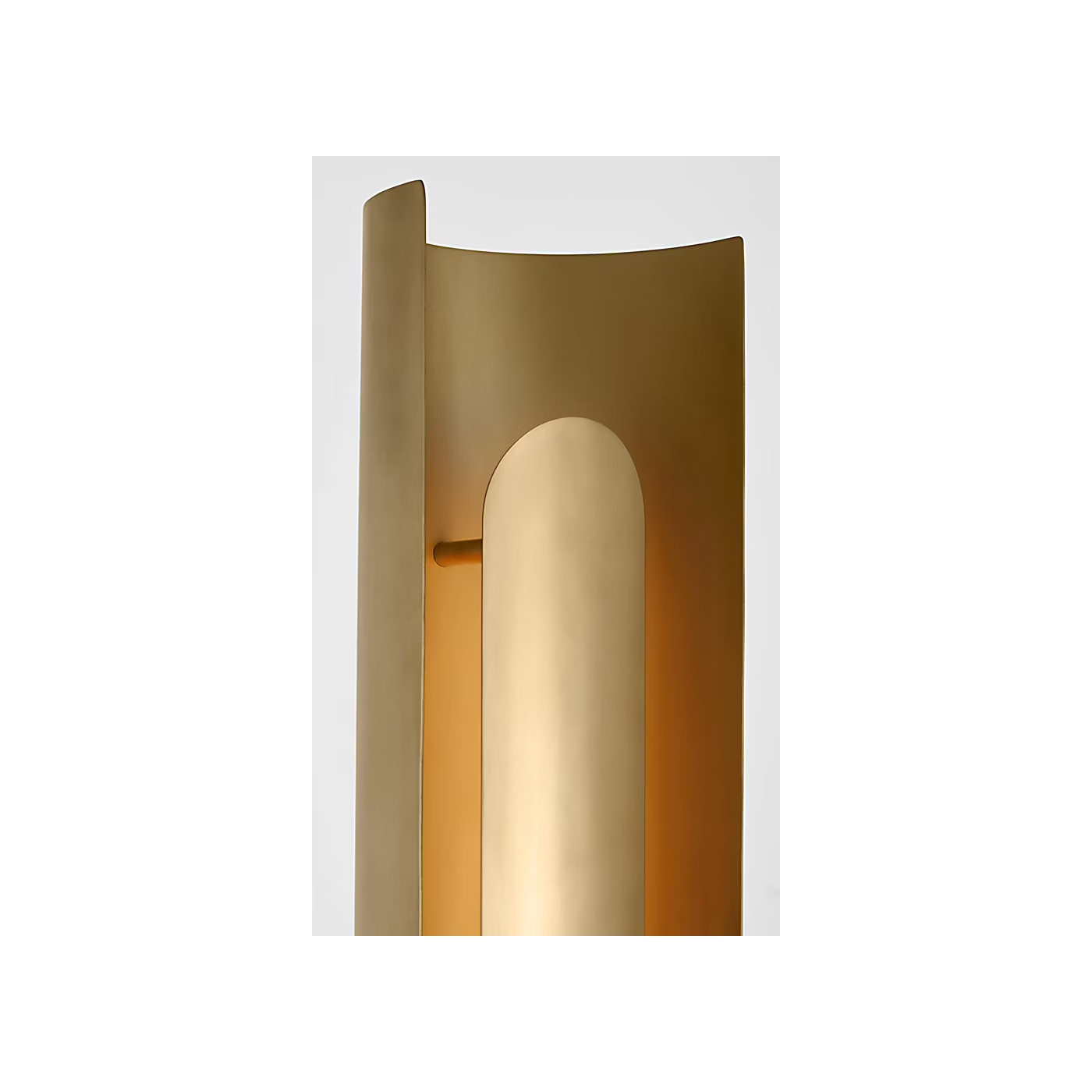 Luxury antique brass LED floor lamp for modern office and hospitality spaces