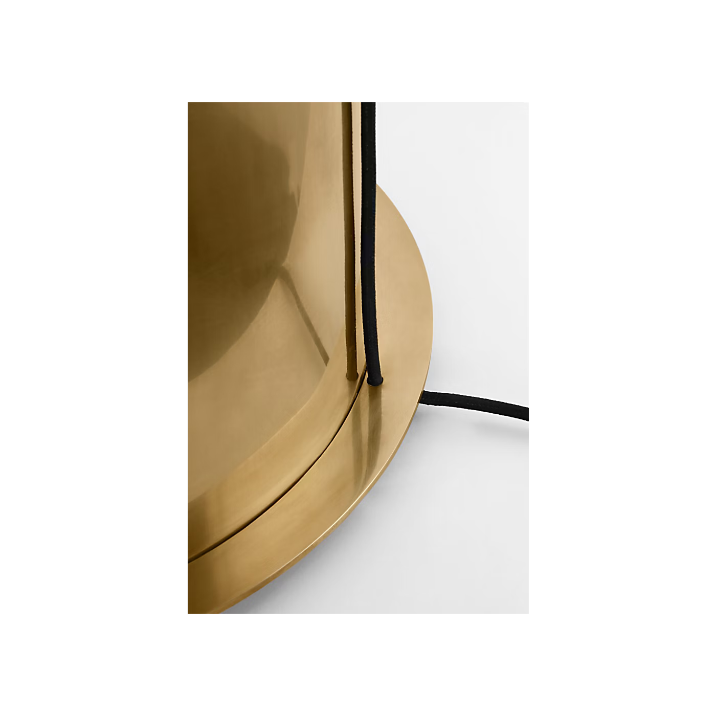 Visual Comfort antique brass floor lamp with premium brass construction