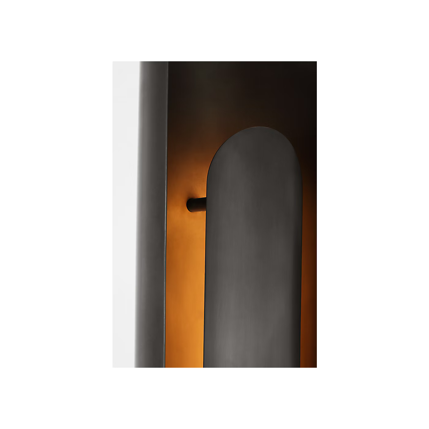 Architectural bronze floor lamp with integrated LED for modern home décor