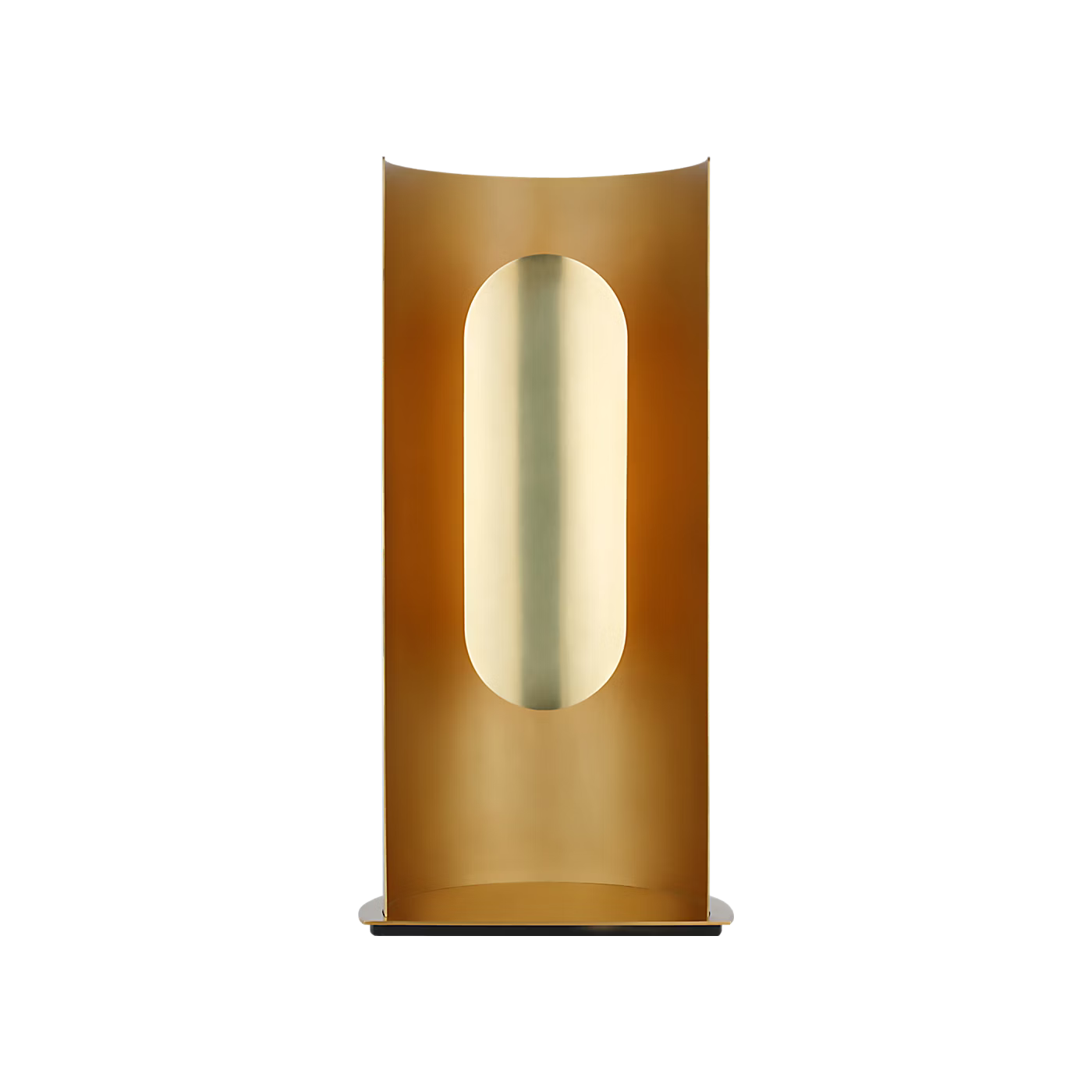 Shielded Medium Table Lamp in Hand Rubbed Antique Brass by Visual Comfort