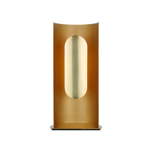 Shielded Medium Table Lamp in Hand Rubbed Antique Brass by Visual Comfort