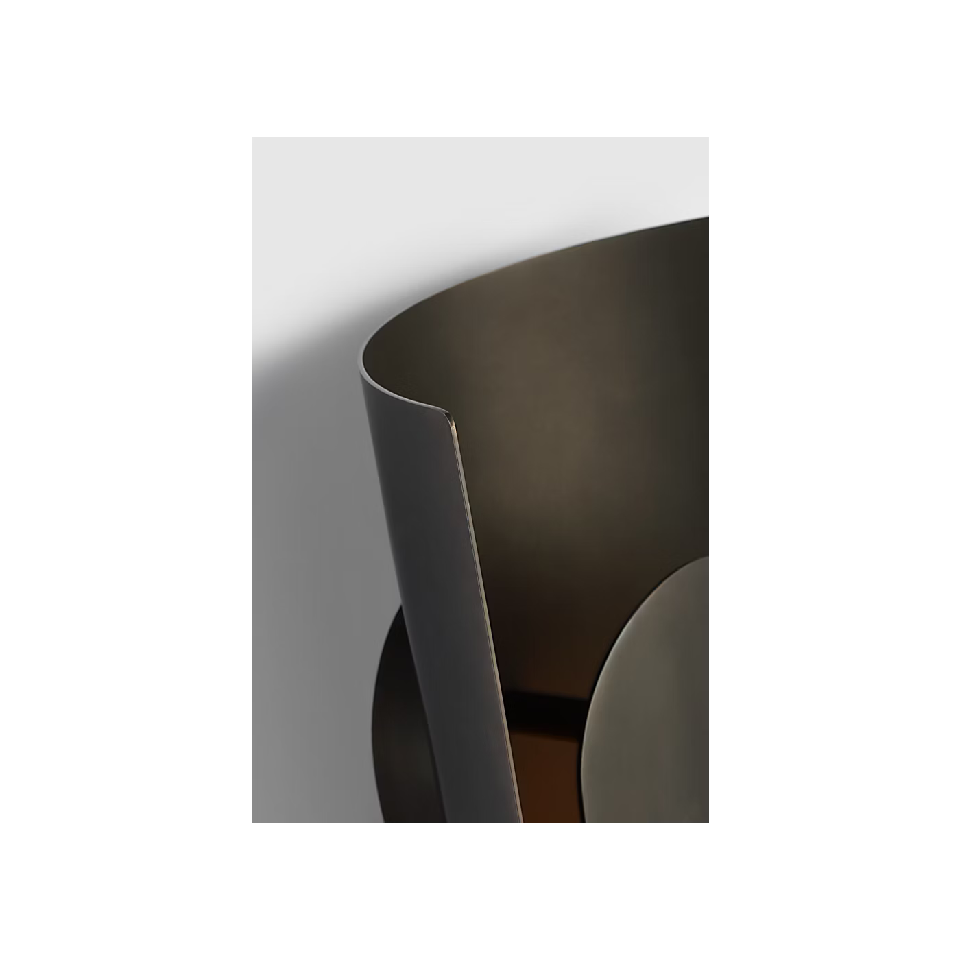 Decorative bronze LED wall light for luxury residential and hospitality design