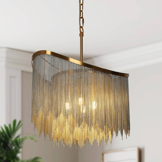 Brass Glam Chandelier Shoebill Empire 18 - LNC Home