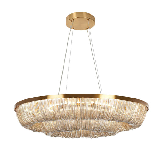 Shoebill Empire LED Chandelier 31 Brass - LNC Home