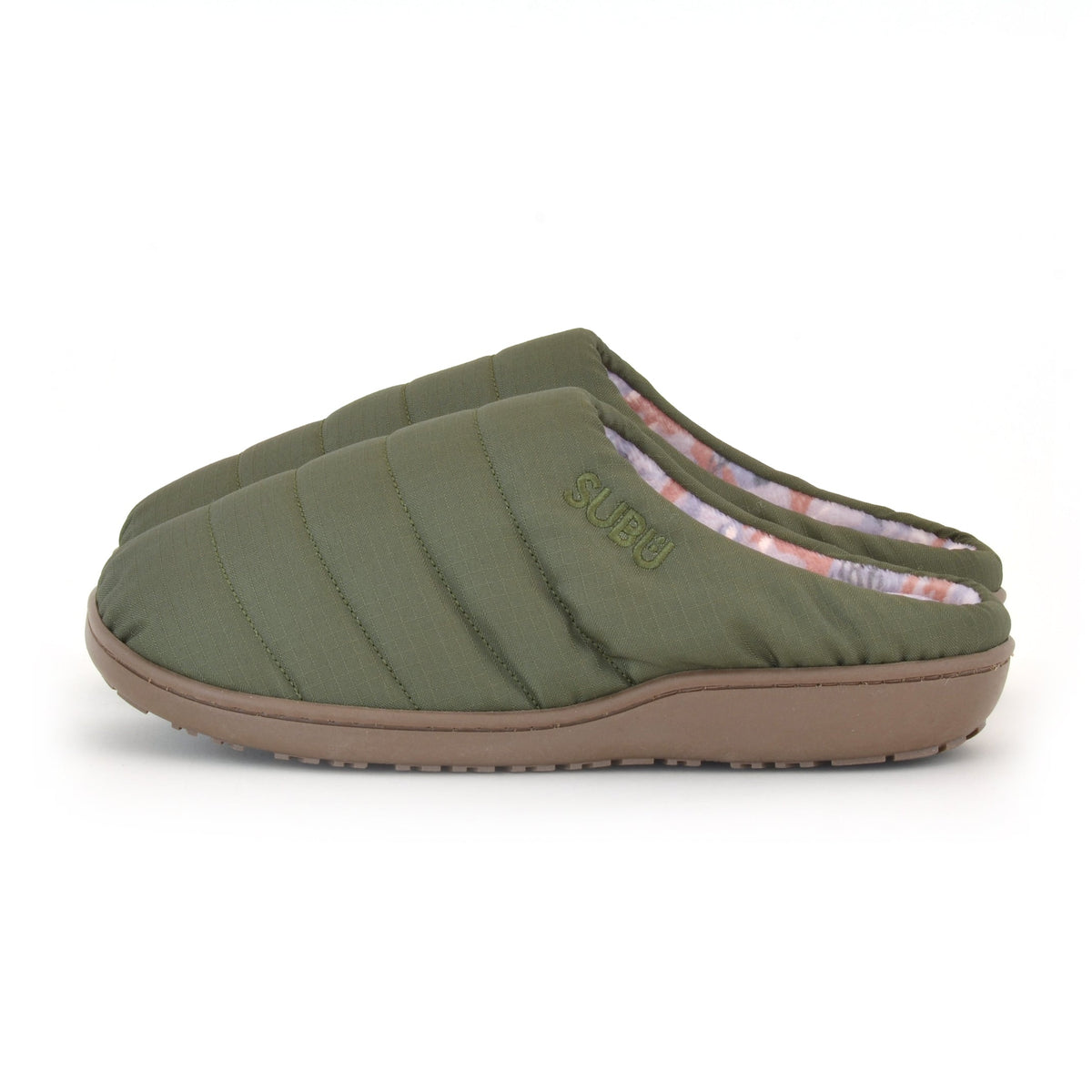 SUBU Nannen Outdoor Slippers in Olive Drab – flame-retardant outdoor slippers, photo 1