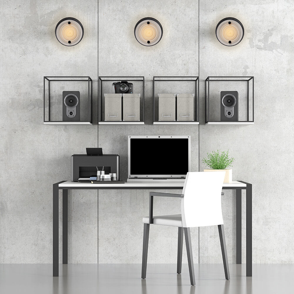 Signal LED wall sconce by Viso in a lifestyle setting, view 1