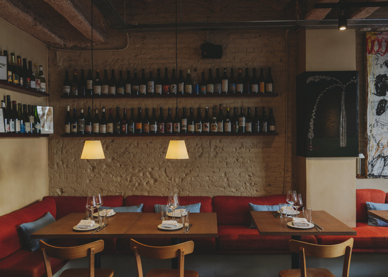 Modern pendant lighting from Santa & Cole in a luxury residential setting