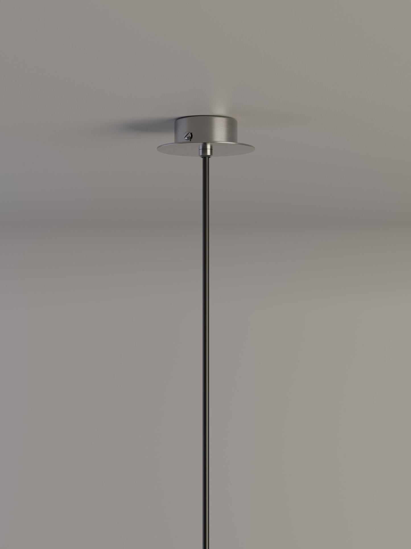 Parchment pendant light for boutique hotel room lighting satin nickel canopy