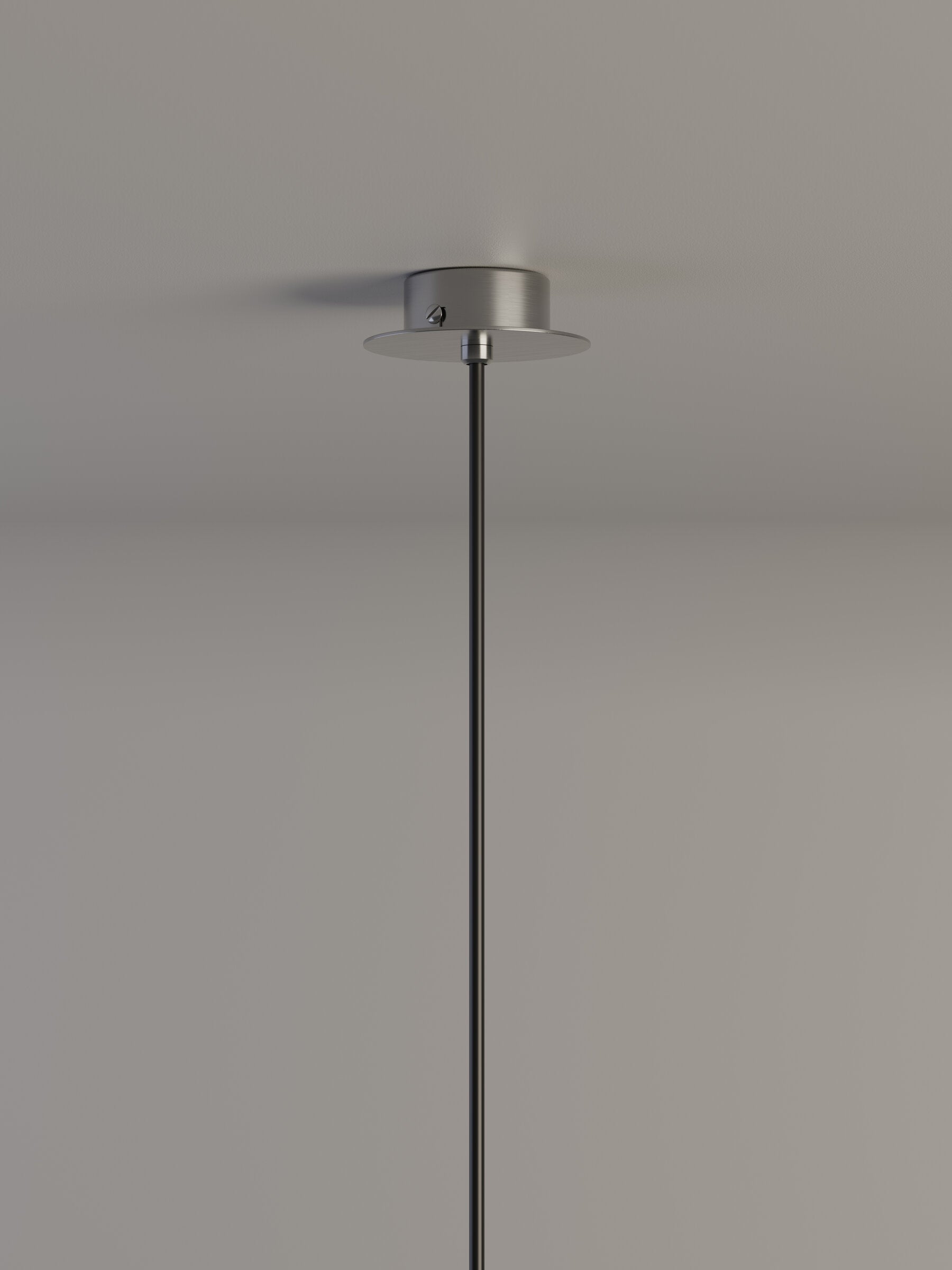 Parchment pendant light for boutique hotel room lighting satin nickel canopy