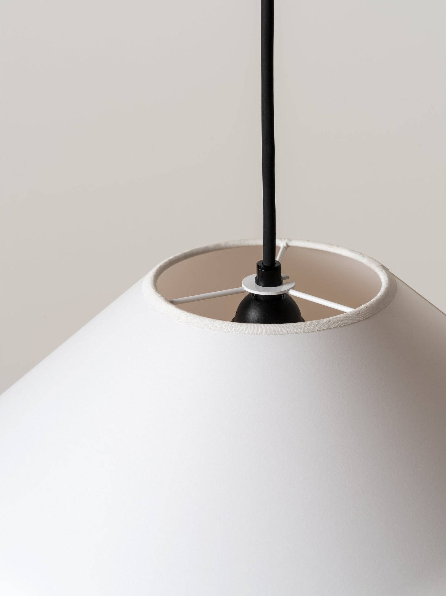 Santa & Cole Sísísí parchment shade pendant for warm lighting