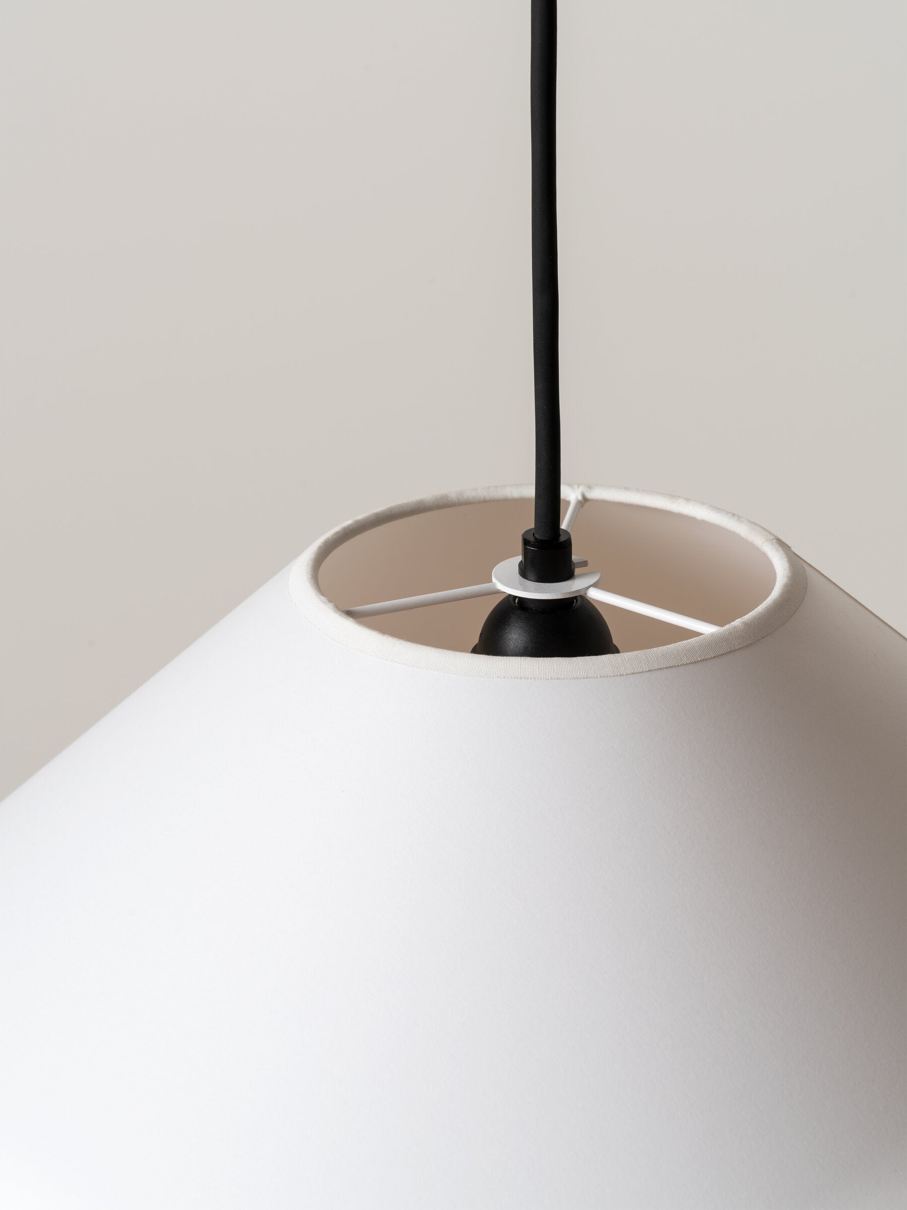 Santa & Cole Sísísí parchment shade pendant for warm lighting
