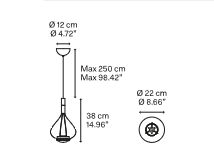 Sky Fall Medium Suspension by Lodes