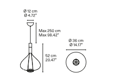 Sky Fall Large Suspension by Lodes