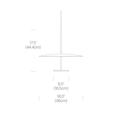 Pablo Designs Sky Dome Wood Pendant Light 24" - Aluminum + Oak