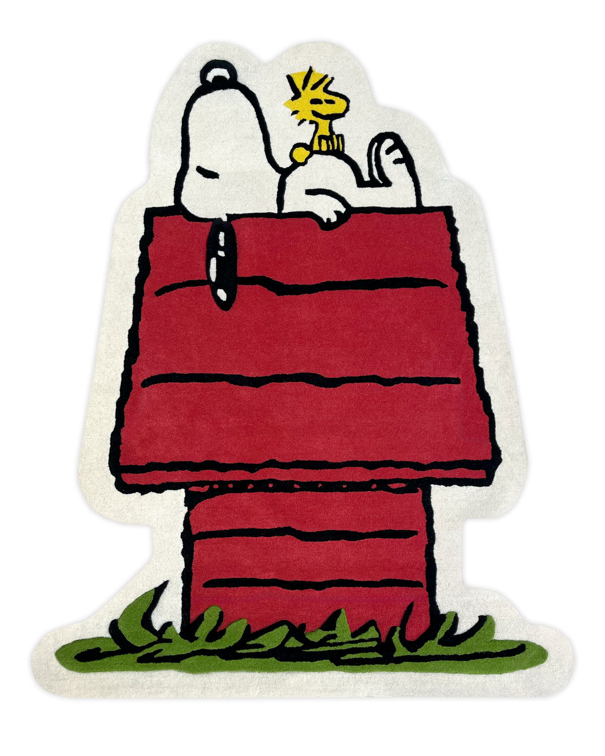 Maison Deux Peanuts Snoopy Doghouse Rug in Cream/Red – detail 2