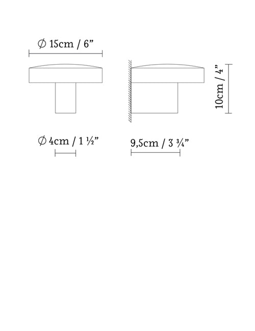 B.lux Soft WV dimension drawing