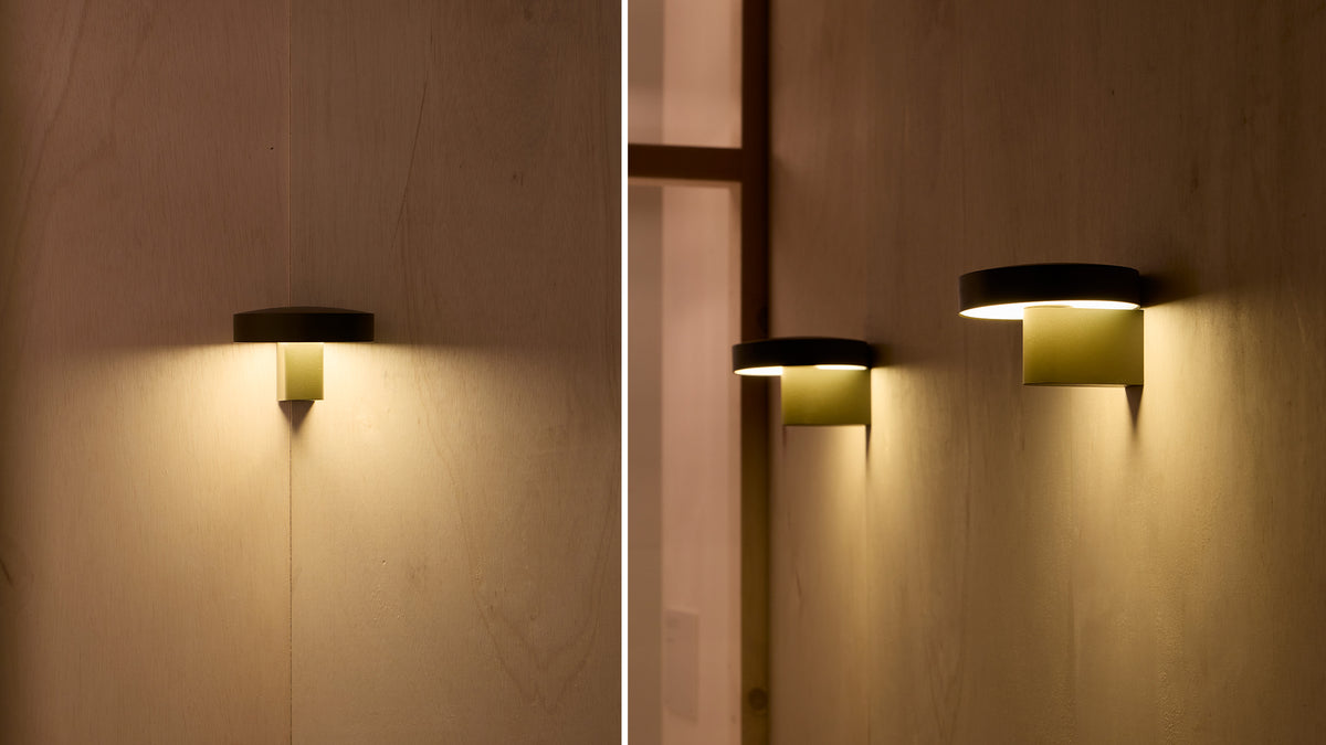Soft W outdoor wall lamp by Josep Lluís Xuclà