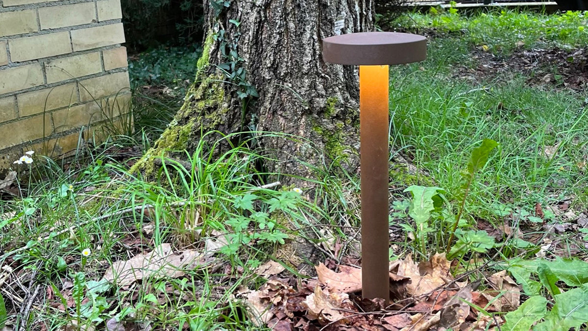 Soft outdoor bollard by Josep Lluís Xuclà