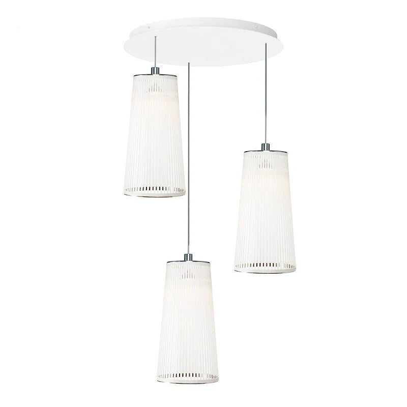 Pablo Designs Solis 3 Chandelier 24" - White