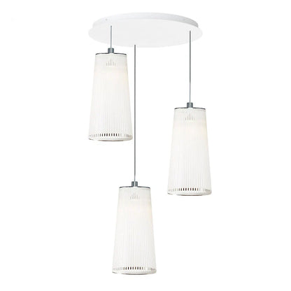 Pablo Designs Solis 3 Chandelier 24" - White