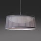 Pablo Designs Solis Drum Pendant Light 24" - Silver