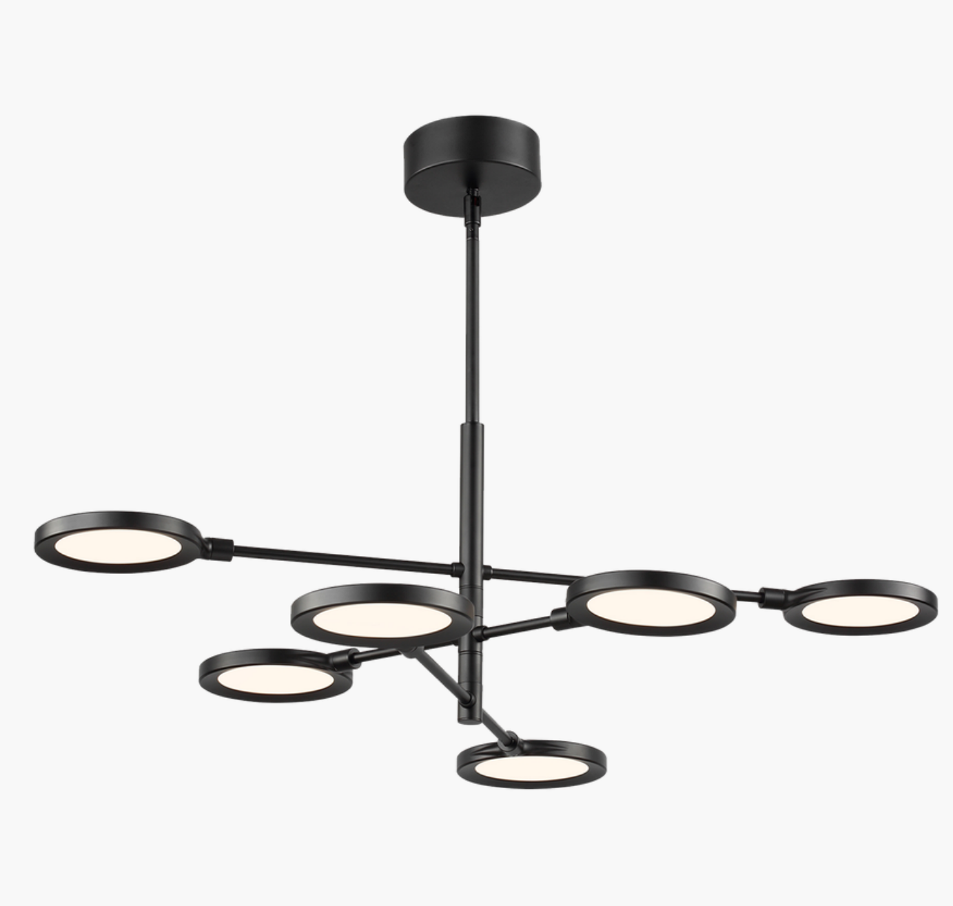 6 Light LED Chandelier Spectica 700Spct by Visual & Comfort & Co