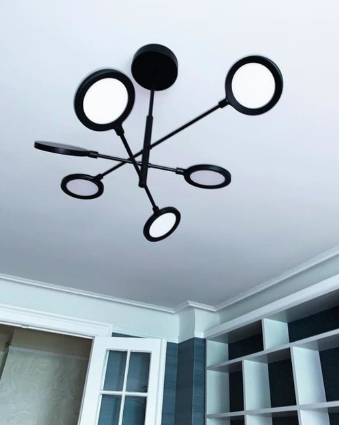 6 Light LED Chandelier Spectica 700Spct by Visual & Comfort & Co